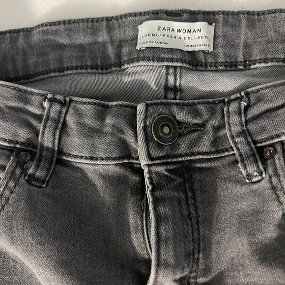 Zara women’s Grey jeans size 6 - Picture 2 of 7